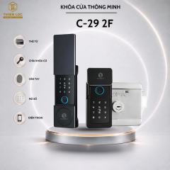 Khóa Vân Tay Cửa Cổng 2 Mặt C-29 2F Chống Mưa
