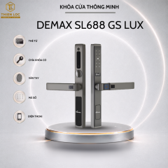 KHÓA VÂN TAY CỬA NHÔM DEMAX SL688 GS LUX