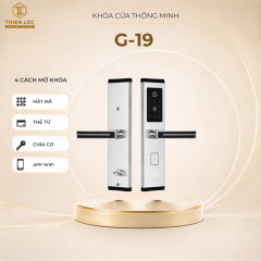 KHÓA VÂN TAY CỬA GỖ / KHÁCH SẠN G-19