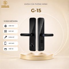 KHÓA VÂN TAY CỬA GỖ G-15