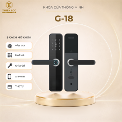 KHÓA VÂN TAY CỬA GỖ G-18