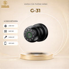 KHÓA VÂN TAY CỬA GỖ G-31