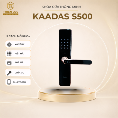 KHÓA VÂN TAY THÔNG MINH CỬA GỖ KAADAS S500