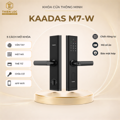 KHÓA VÂN TAY CỬA GỖ  KAADAS M7-W