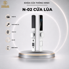 KHÓA VÂN TAY CỬA NHÔM THIÊN LỘC N-02 DÀNH CHO CỬA LÙA