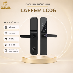 KHÓA VÂN TAY CỬA GỖ LAFFER LC06