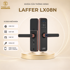 KHÓA VÂN TAY CỬA  GỖ LAFFER LX08N