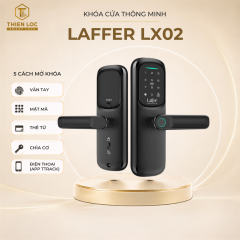 KHÓA VÂN TAY CỬA GỖ LAFFER LX02