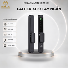 KHÓA VÂN TAY CỬA NHÔM XF19 - TAY NGẮN