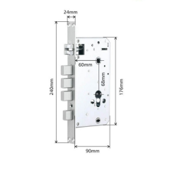 Ruột khóa 6068 (Inox 304)