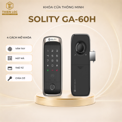 Khoá cửa điện tử không tay cầm Solity GA-60H (chốt móc dành cho cửa lùa)