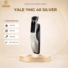 KHÓA ĐIỆN TỬ VÂN TAY YALE YMG 40 SILVER