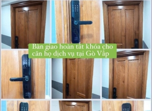 CÔNG TRÌNH LẮP ĐẶT VÀ BÀN GIAO 30 BỘ KHÓA CỬA GỖ CHO CĂN HỘ DỊCH VỤ Ở QUẬN GÒ VẤP TP.HCM