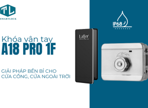 KHÓA THÔNG MINH LAFFER A18 PRO CHỐNG MƯA – GIẢI PHÁP BỀN BỈ CHO CỬA CỔNG, CỬA NGOÀI TRỜI