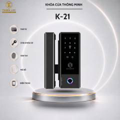 KHÓA VÂN TAY CỬA KÍNH K-21