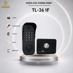 KHÓA VÂN TAY CỬA CỔNG MỘT MẶT NÚM VẶN/ CHÌA  CHỐNG MƯA TL26