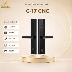 KHÓA VÂN TAY CỬA GỖ G-17 CNC
