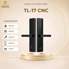 KHÓA VÂN TAY CỬA GỖ TL17 CNC