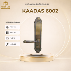  KHÓA VÂN TAY TÂN CỔ ĐIỂN CAO CẤP KAADAS 6002