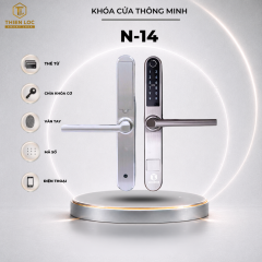 KHÓA VÂN TAY CỬA NHÔM THIÊN LỘC N-14 CHỐNG MƯA