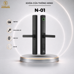 KHÓA VÂN TAY CỬA NHÔM N-01