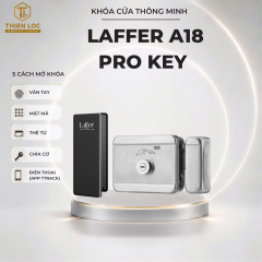 KHÓA LAFFER A18 PRO 1 MẶT VÂN TAY KEY CHỐNG MƯA 