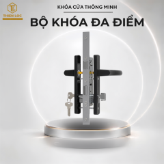 Bộ Khóa Đa Điểm Nhôm Kính LP Chính Hãng