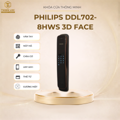 KHÓA VÂN TAY PHILIPS DDL702-8HWS 3D FACE